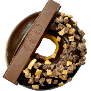 Donut made with KitKat