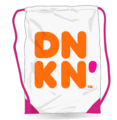 Gym Bag White/Pink